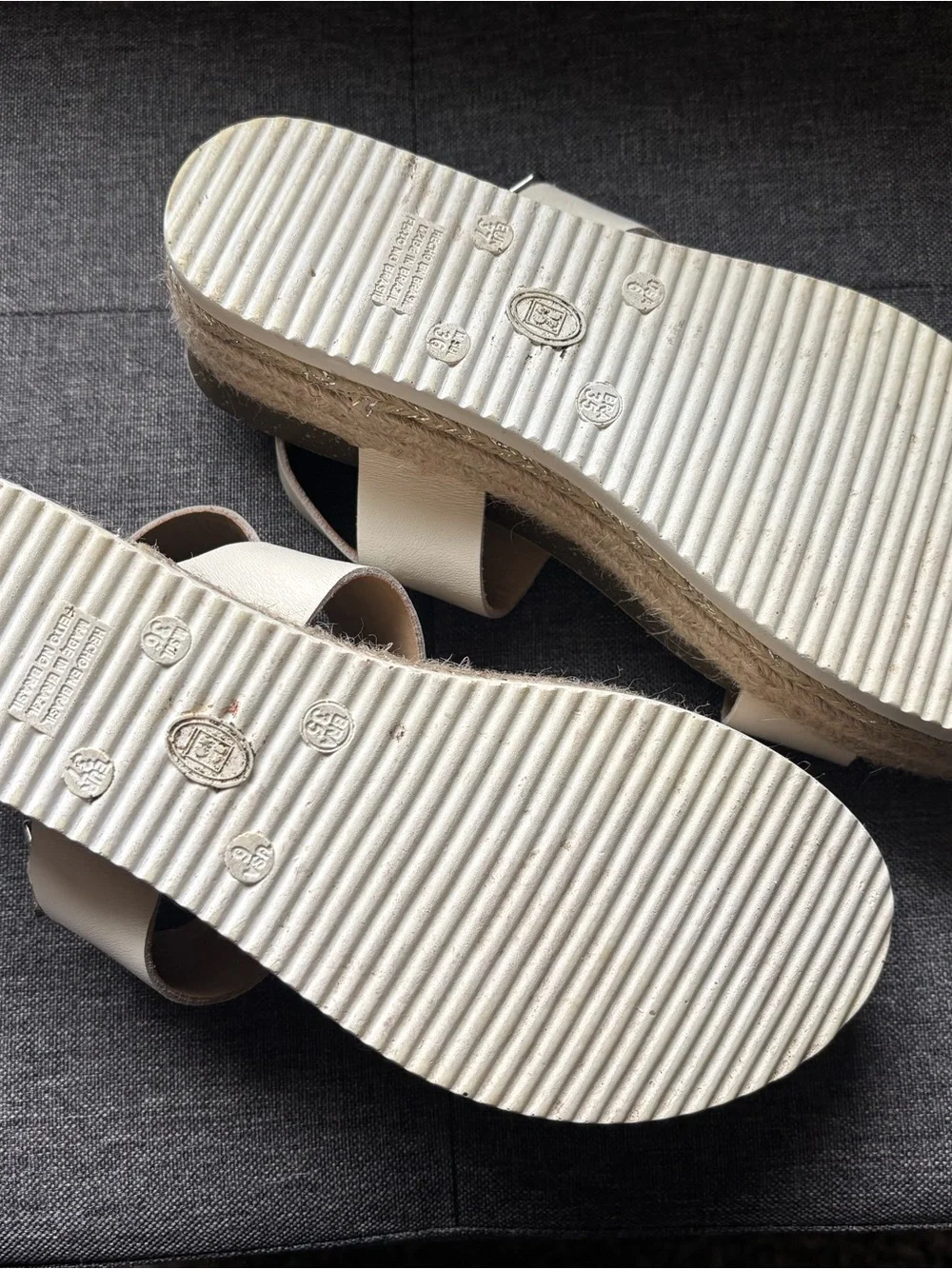 chelsea crew Cream Espadrille Platform Sandal